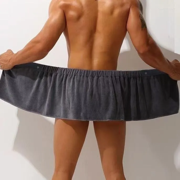 Slip Hommes Wearable Serviette De Bain Pantalon Doux Microfibre