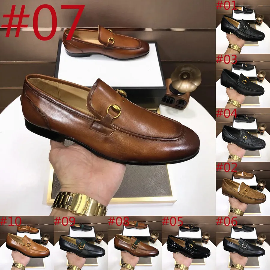 Lussuoso Oxford Men Dress Scarpe Fette Wedding Party Best Man Shoe Guida in pelle Designer formale per ufficio per originale