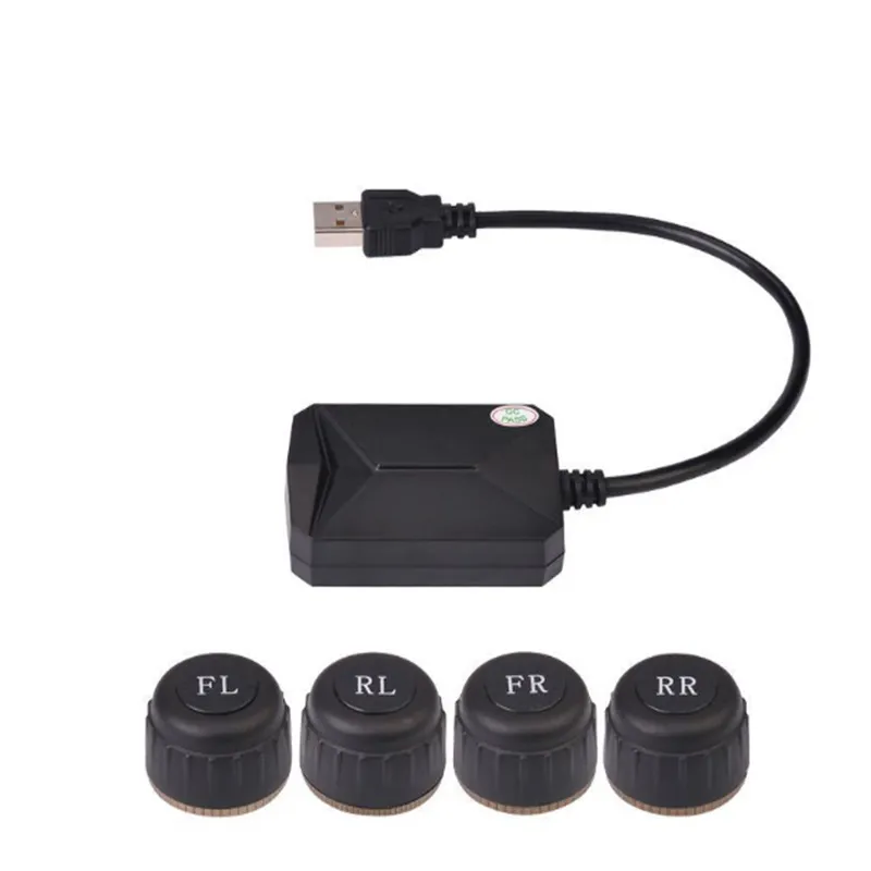 For Android USB TPMS Tire Pressure Monitoring System Auto Internal External Sensor For Car Navigation TMPS