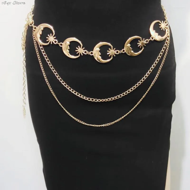 Metal sun chain belt on sale