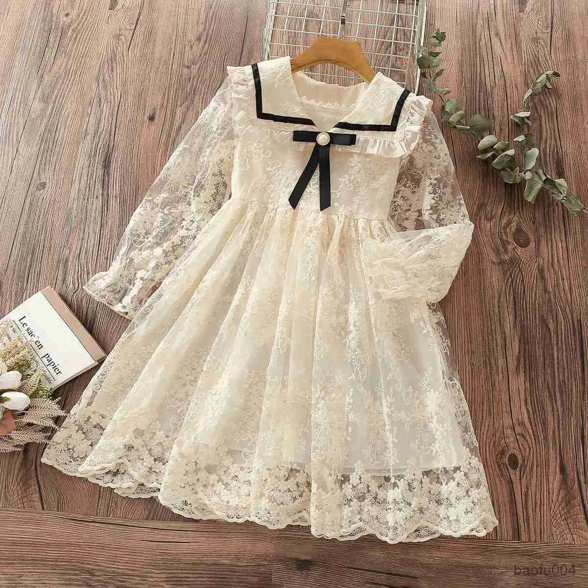 Compra online de Vestido de princesa de renda para bebê, vestido elegante  para festa de aniversário, roupa de Natal para meninas