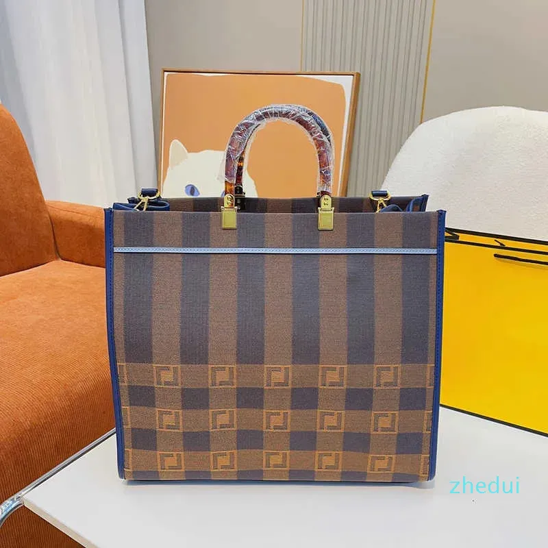 2023-totes sacs grands sacs à main Designer Bag Canvas Tote Bag shopper luxurys sacs à main femmes mode couleur correspondant épaule sacs à provisions