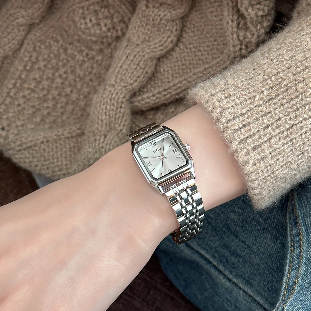 Reloj mujer esfera cuadrada sales