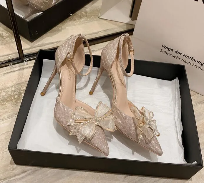 Designer heels with bows new arrivals