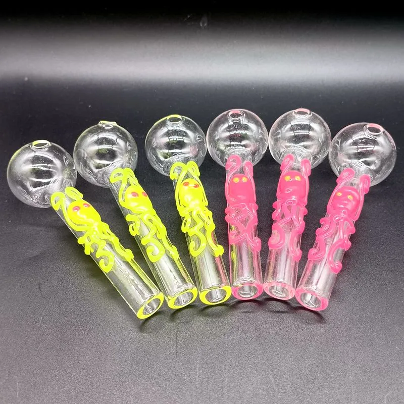 Noctilucência e multicolorido queimador de óleo de água cachimbos polvo galho de árvore para tabaco shisha