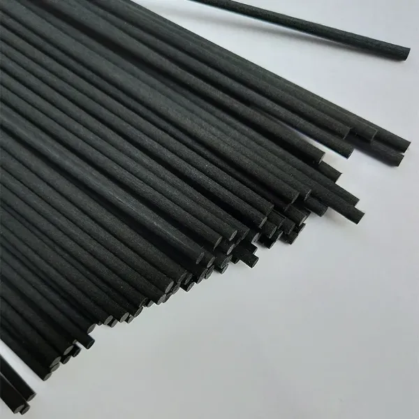 Good Factory Price 3MM*20CM Rattan Fragrance Incense Black Fiber Reed Diffuser Replacement Refill Sticks Aromatic Sticks