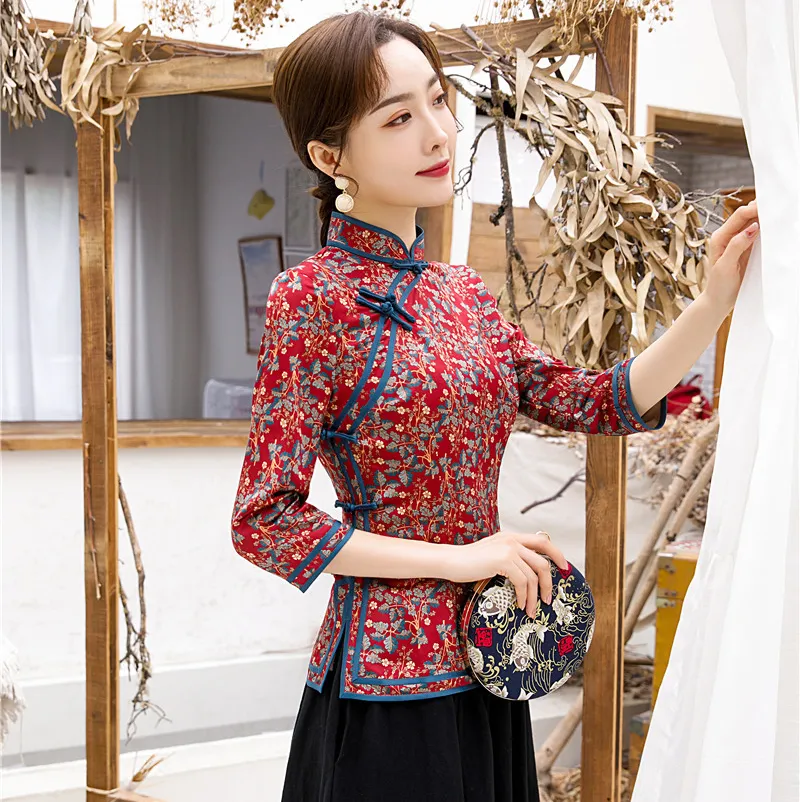 Blusas chinas para damas new arrivals