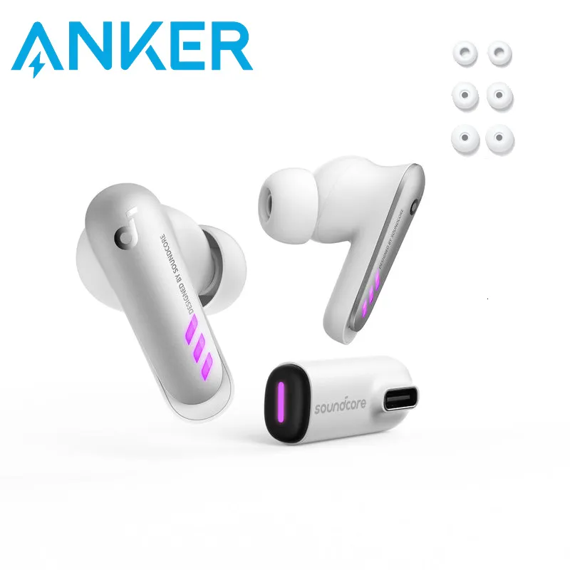 Mobiltelefonörlurar Anker Soundcore VR P10 Earbud Gaming Nirkabel 30ms Latensi Rendah Aksesori Bluetooth Koneksi Ganda Untuk Meta Oculus Quest 2 230517