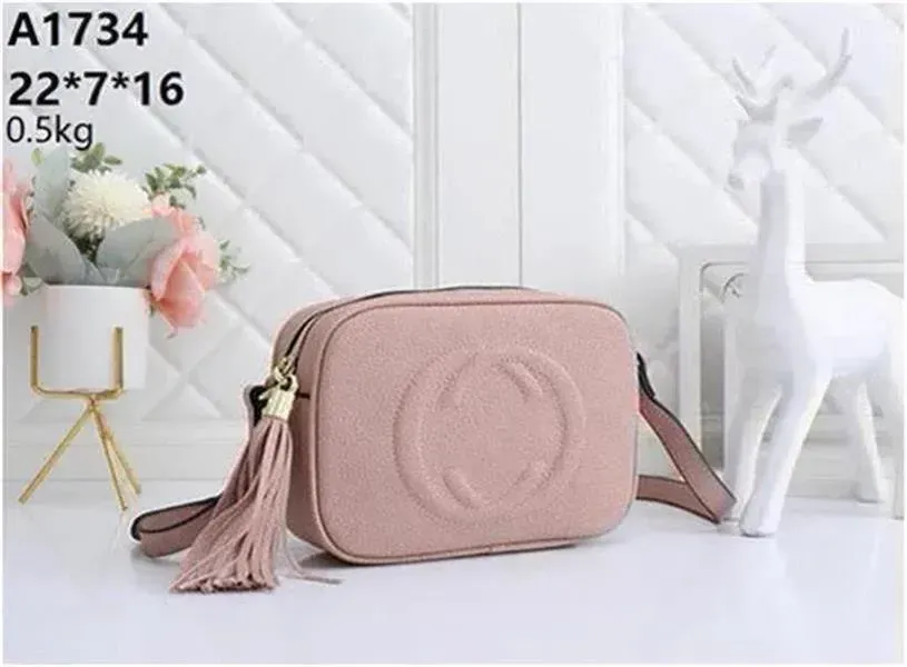 Frau Weiche Leder Umhängetaschen Frauen Mode Tasche Berühmte Marke Designer Umhängetasche Quaste SOHO Taschen Damen Quaste Litchi Profil Frauen Messenger Tasche