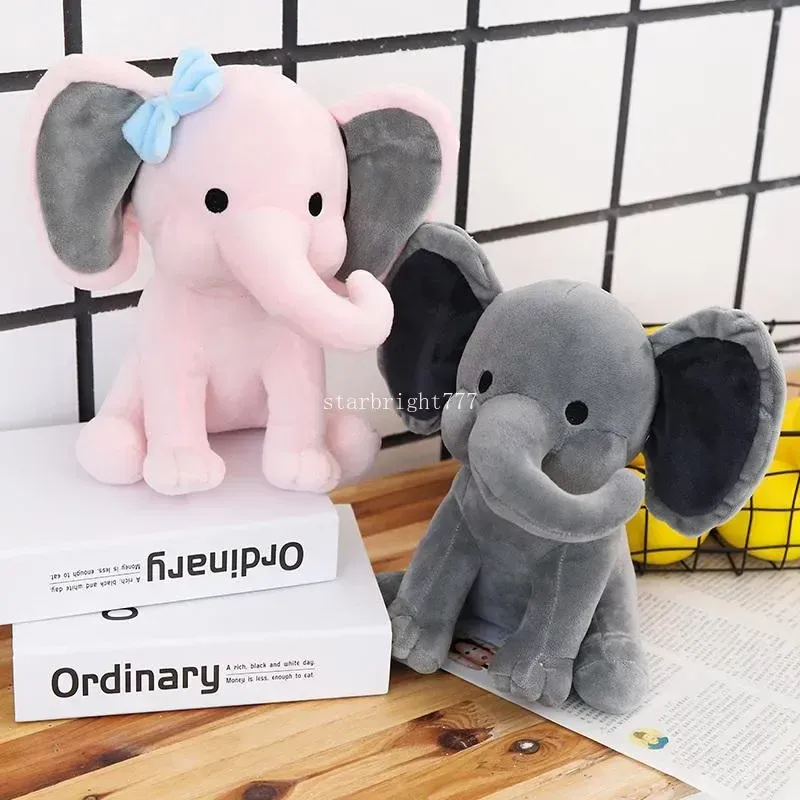 Nouveau éléphant jouets en peluche cadeau de vacances mignon Animal peluche poupée cadeau de noël pour filles garçons chambre d'enfant animaux décoratifs oreiller