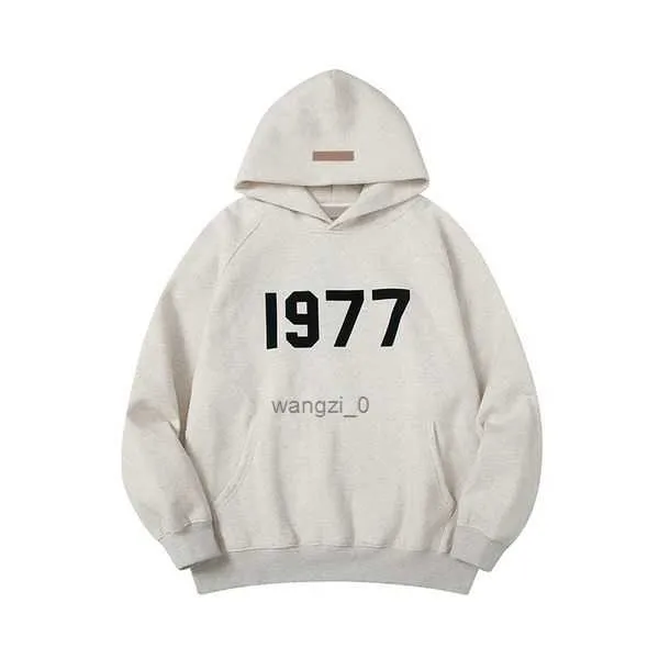 1977 Designer Hoodies Blue Essentail Bluzy Oversiase Clothing Tops Wysokość damska z kapturem Zwrócenie się