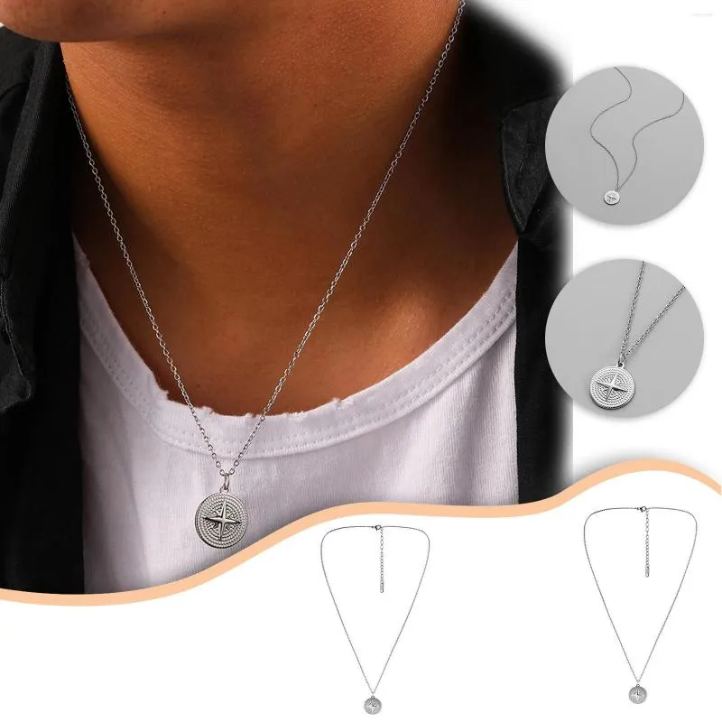 Chaînes mode personnalité Simple sens avancé conception de petit collier en acier inoxydable pour hommes pour cendres pendentif hommes