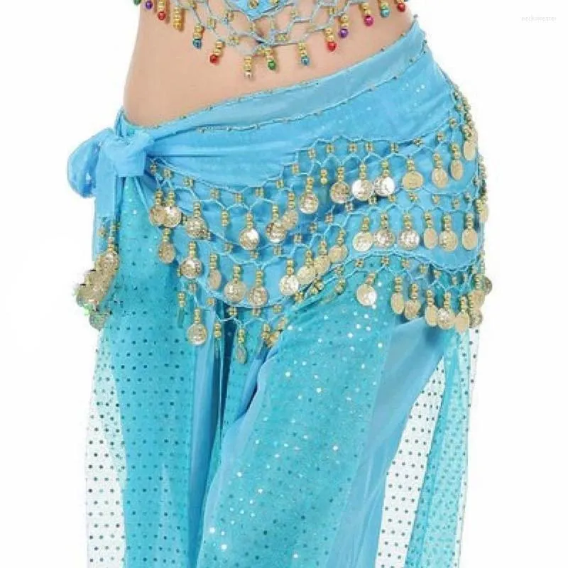 Ropa de escenario Tailandia India trajes rabes del vientre cintur n de baile con borlas de lentejuelas falda de bailarina Sexy para mujer espect culo