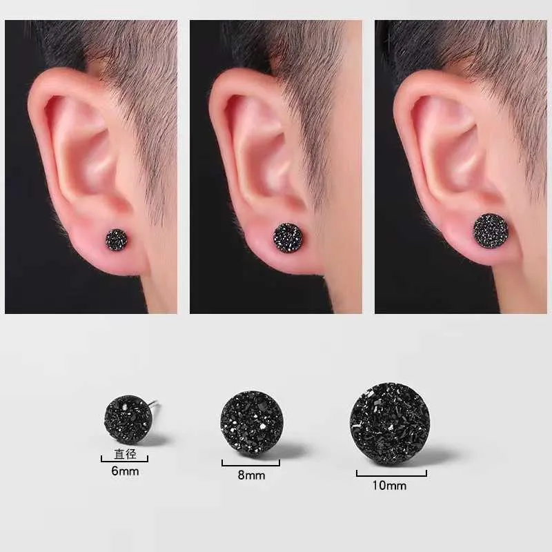 Stud 2022 nuevos pendientes magnéticos de racimo sin agujeros para hombres y mujeres Street Trend Ear Clip Crystal Ins Trend Party Gift Z0517