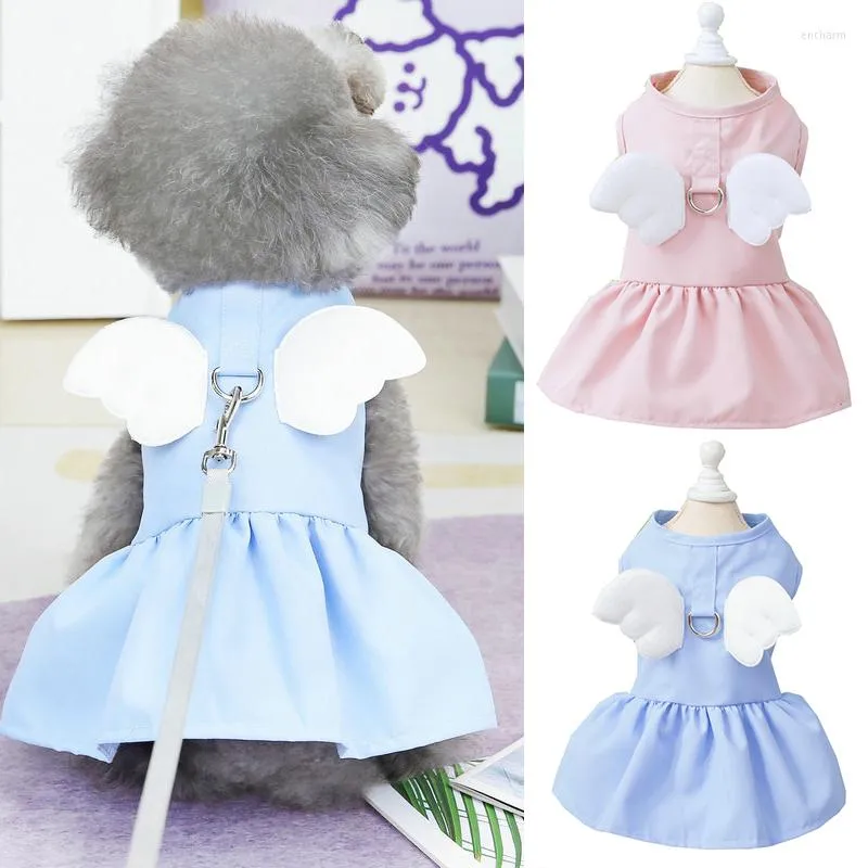 Chien vêtements belle robe pour animaux de compagnie collier de poupée garder la chaleur léger hiver en plein air filles chiot chien vêtements fournitures