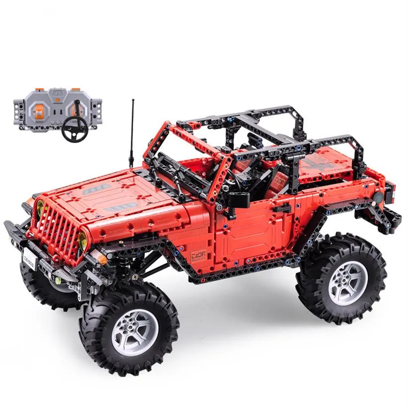1941PCS Technic Off-Road Truck Control Control SuV Building Builds RC Motor Motor Bricks Kids Toys Kids Christmas Gifts X0102299A