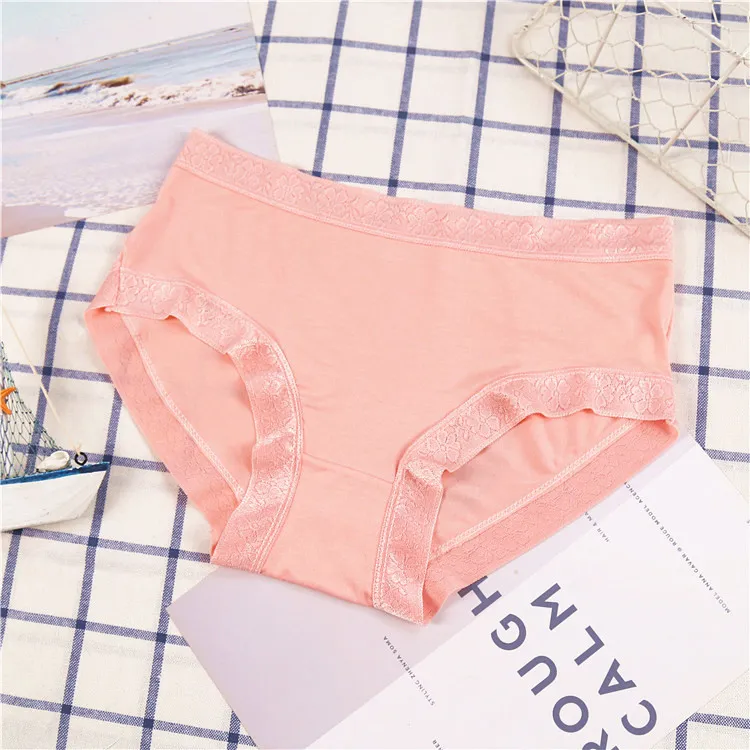 Breathable Candy Color Mid Waist Triangle Pants For Women Large Size High  Waisted Cotton Underwear With Lifting Hip Wholesale Undergarments From  Smyy9, $6.97