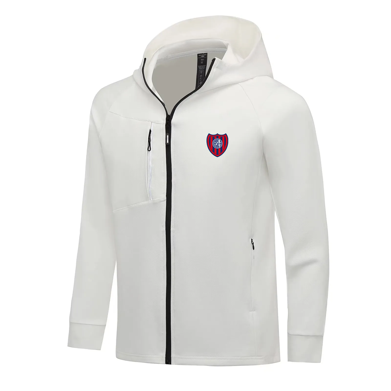 San Lorenzo de Almagro Men Jackets Autumn warm coat leisure outdoor jogging hooded sweatshirt Full zipper long sleeve Casual sports jacket