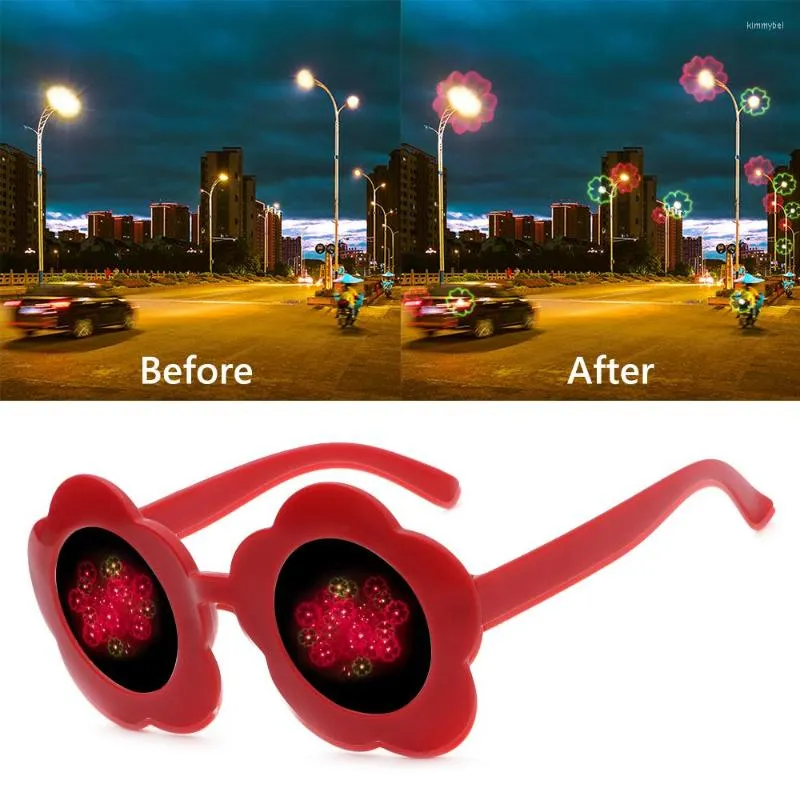 Sunglasses Special Effects Glasses Watch The Lights Change To Firework Shape At Night Diffraction Eyeglasses Funny Festival Party Rave