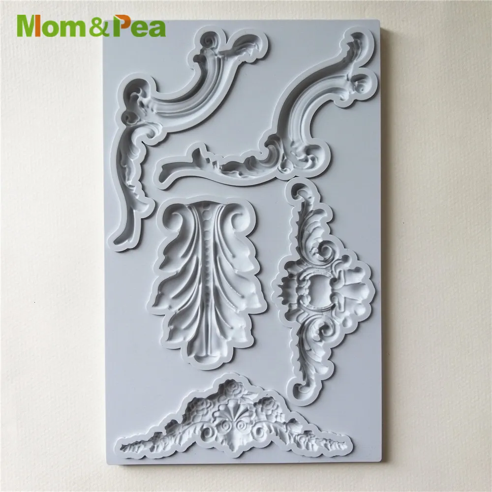 Taart Tools Mom Pea GX269 Deco Vormige Siliconen Mal Decoratie Fondant 3D Food Grade 230518