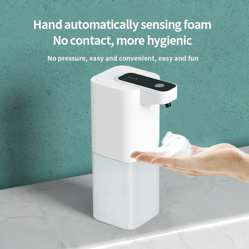 Liquid Soap Dispenser Automatisk induktiv tvål Dispenser Foam Washing Phone Smart Hand Washing Soap Dispenser Alkohol Spray Dispenser Washing 230518