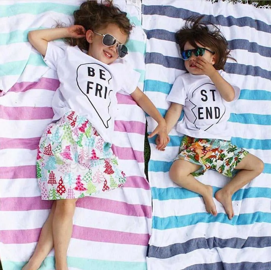 Unisex Summer T Shirt Set Family Matching Birthday Dress For Boys And Girls Short Sleeve BFF Top Fashionable Clothing For Children Aged 1 12 G220519 From Sihuai04 10.16 DHgate.Com