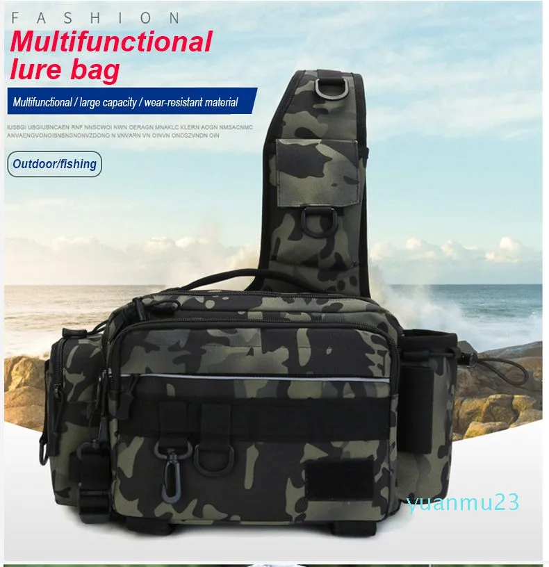 Fishing Tackle Bag Single Shoulder Crossbody With Rod Indoor Boat Storage  And Waist Pack Utility Indoor Boat Storage For Fish Lures And Gear From  Yuanmu23, $25.63