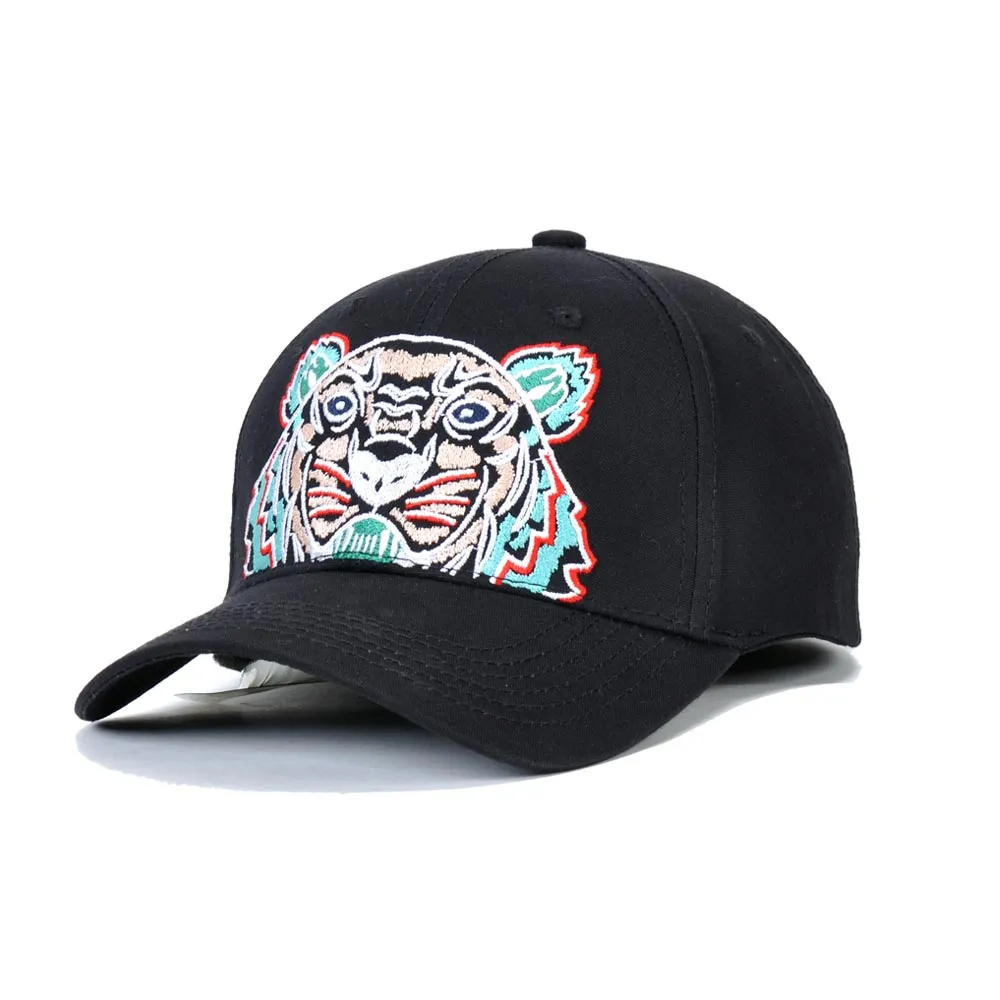 Cappello da visiera per la crema solare da baseball ricamato da uomo All Seasons Versatile Cap Casuable Casual Tiger Head