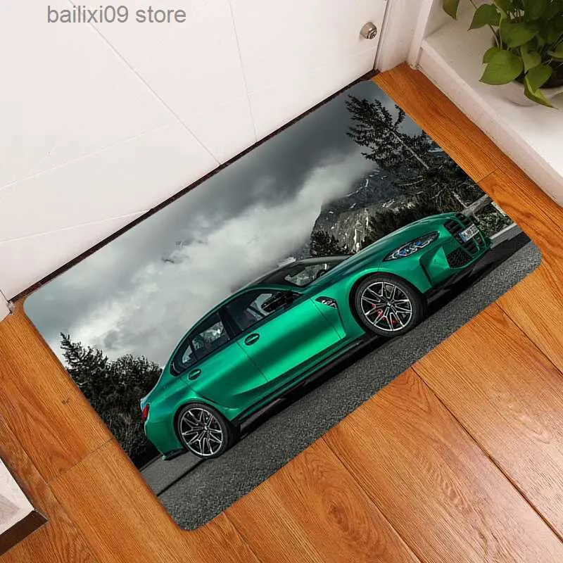  DALIZA B-BMW Fußmatte für Eingangstür Wohnzimmer Bedrooom Teppich  Badezimmermatte Balkondekorationen Fußmatten Küchendekoration 160X230CM