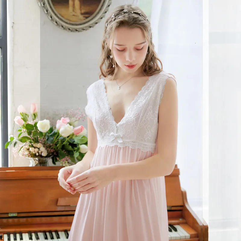 Nuisette longue coton hot sale