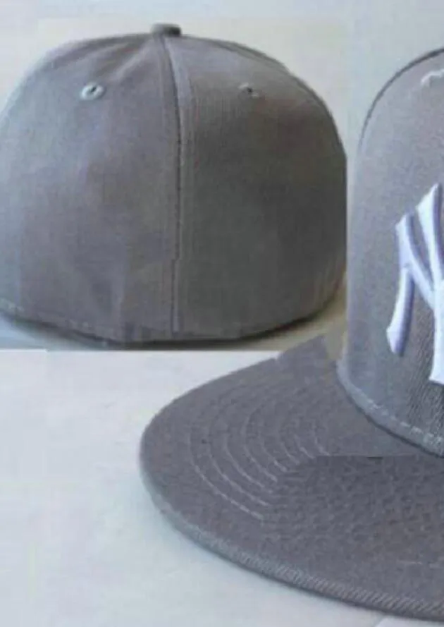 New York Baseball Team Full Closed Caps Summer SOX LA NY letter gorras bones Men Women Casual Outdoor Sport Flat Fitted Hats Chapeau Cap Size casquett a4