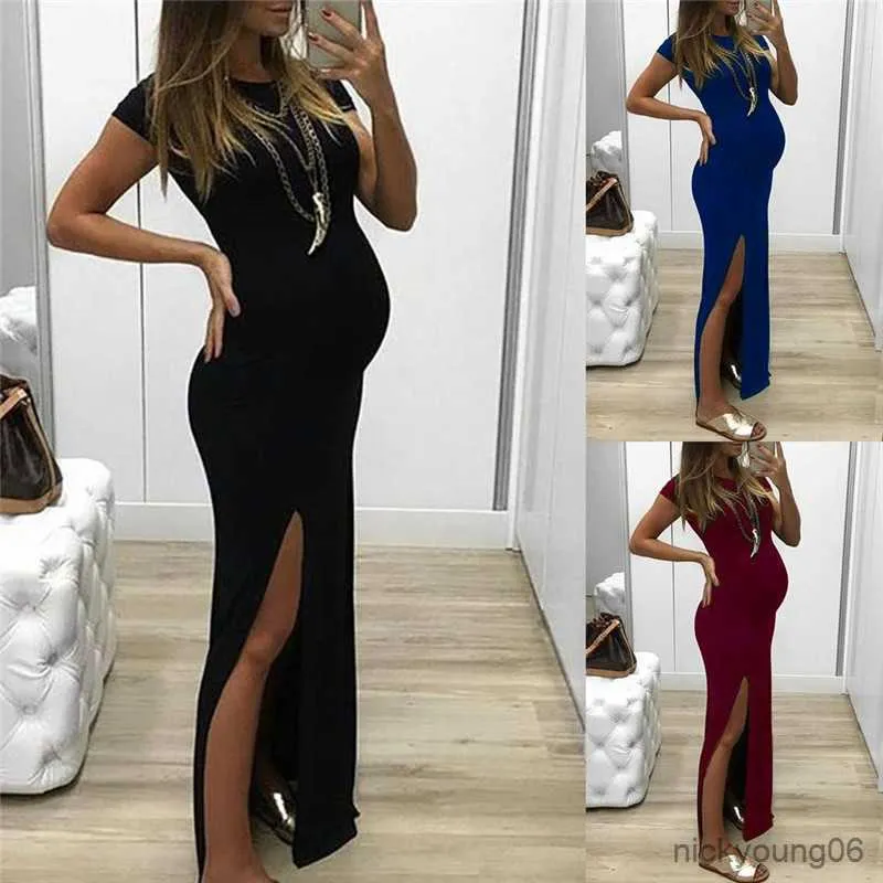 Long tight maternity dresses deals