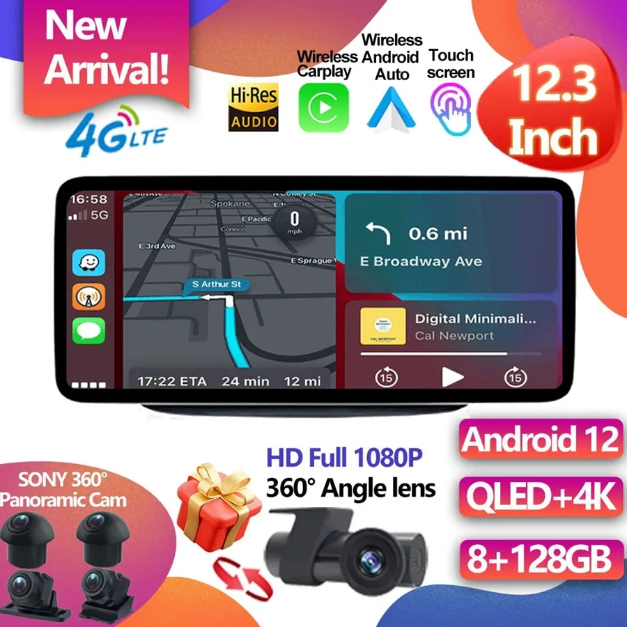 Mercedes Benz B 클래스 W246 B180 B200 B220 B250 B260 W245 2011-2018 Carplay 헤드 장치 자동차 라디오 Android 12 멀티미디어 플레이어 2