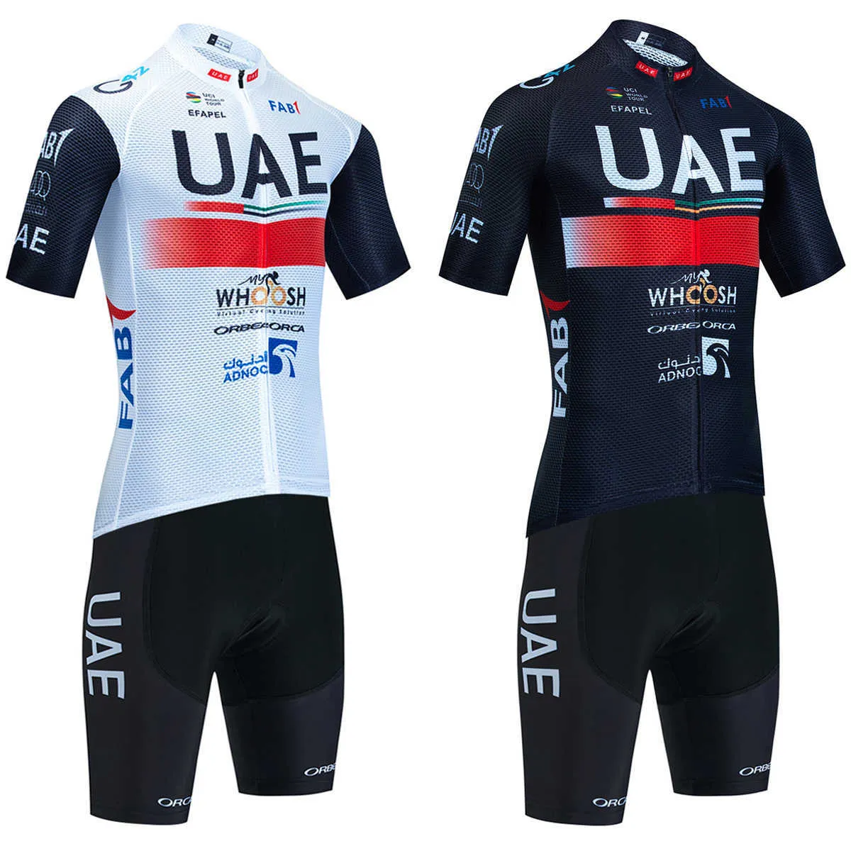 Radfahren Jersey Sets Neue Radfahren Set 2023 UAE Radfahren Jersey Bike Shorts 20D Hosen Team Ropa Ciclismo Maillot Fahrrad Kleidung uniform P230519