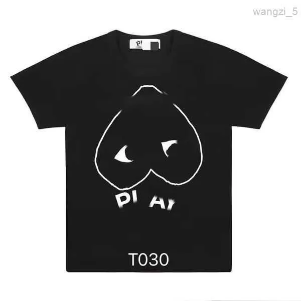 DHgate.com:Com Des Garcons Mens Play T Shirt Designer Red