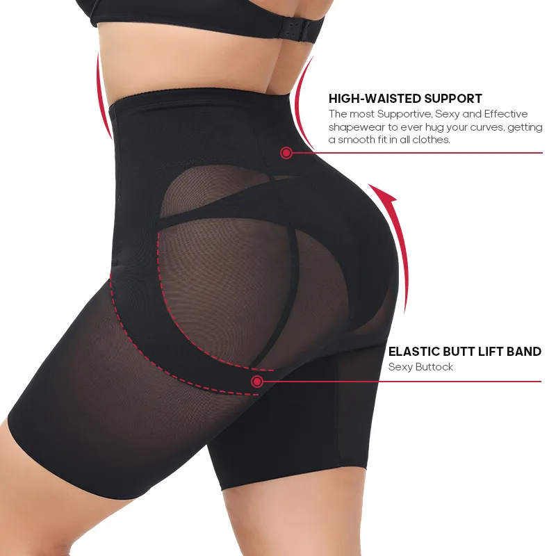 Womens Shapers Burvogue Tummy Control Body Shaper High Waist Butt