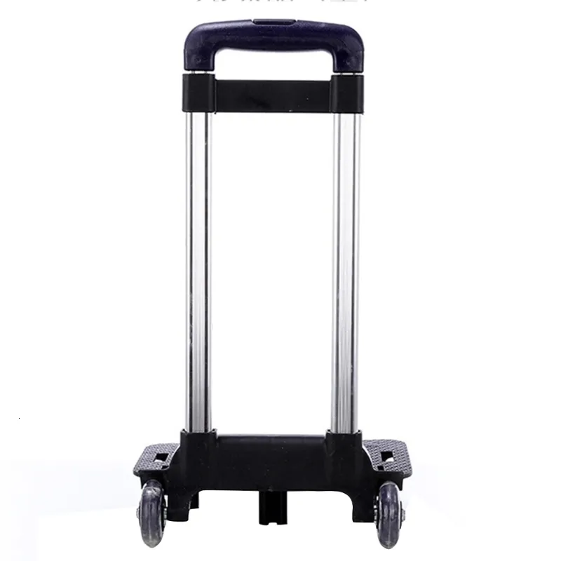 Tasonderdelen accessoires opvouwbare trolley kar 2 wielen rugzak trolley durablel aluminium legering student bagage reiskar voor schooltas 230519