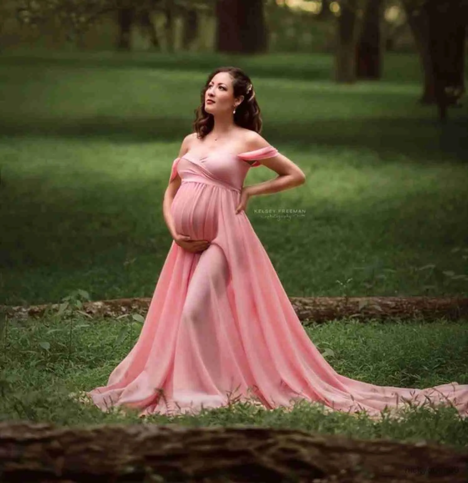 Maternity Dresses For Photoshoots Sexy Shoulder Dresses For Pregnant Women  R230519 From Nickyoung06, $16.29