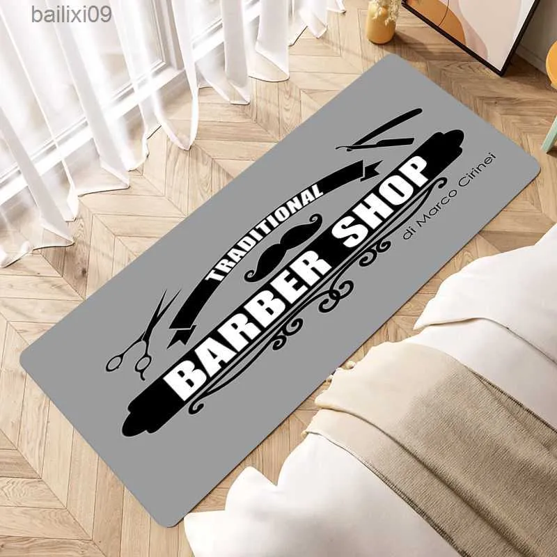 Carpets Barber Shop Rug Maccabi Haifa Choice Anti Wrinkle Straw Carpet doormat Foot Mat Trapstar Doormat Entrance Door Friends Hasbulla T230519