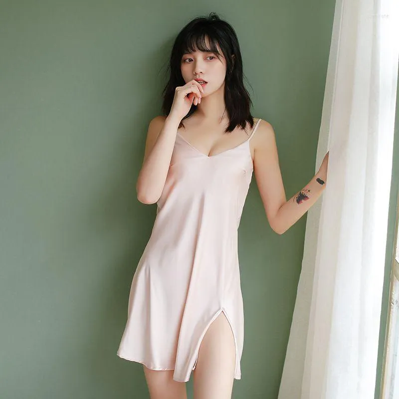 Vêtements de nuit pour femmes Sexy Women Nightwear Slip Dress Vêtements pour femmes Chemises de nuit pour dormir Nuisette Femme Nuit Très sexualité