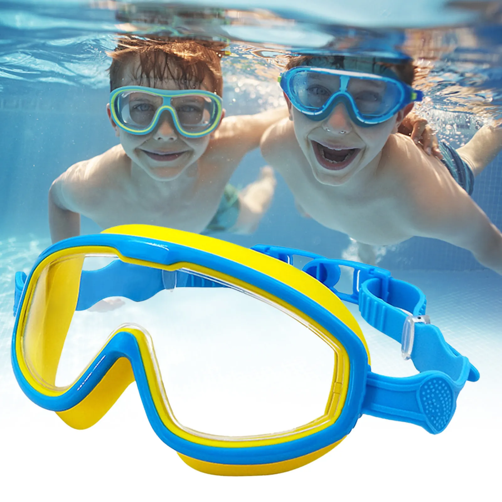 Swimming goggles big online