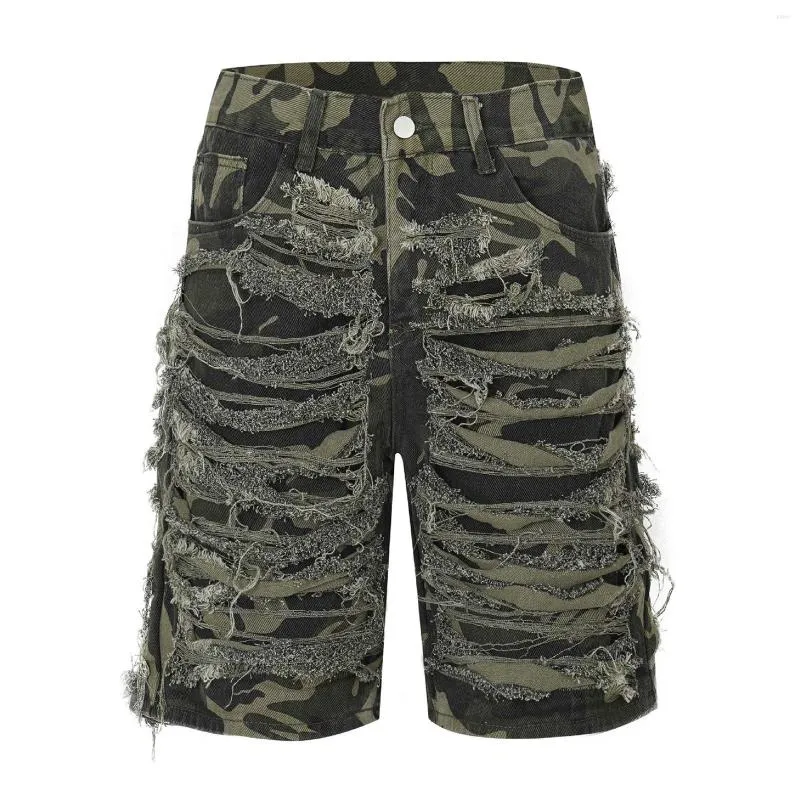 Ripped store cargo shorts
