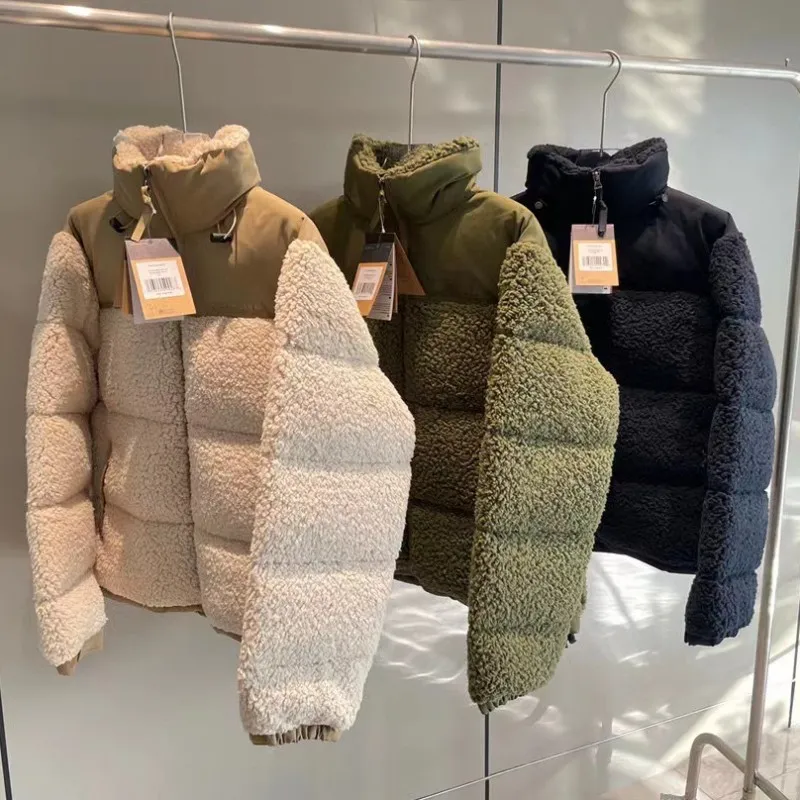 Men Designer Jacket Fleece Jacket Man Faux Shearling Outerwear Coats Lambs Wool Winter Coat Parka Overcoat Casual Fashion Woman Thick Warm Designer The North 2GTEP From 31 37 DHgate
