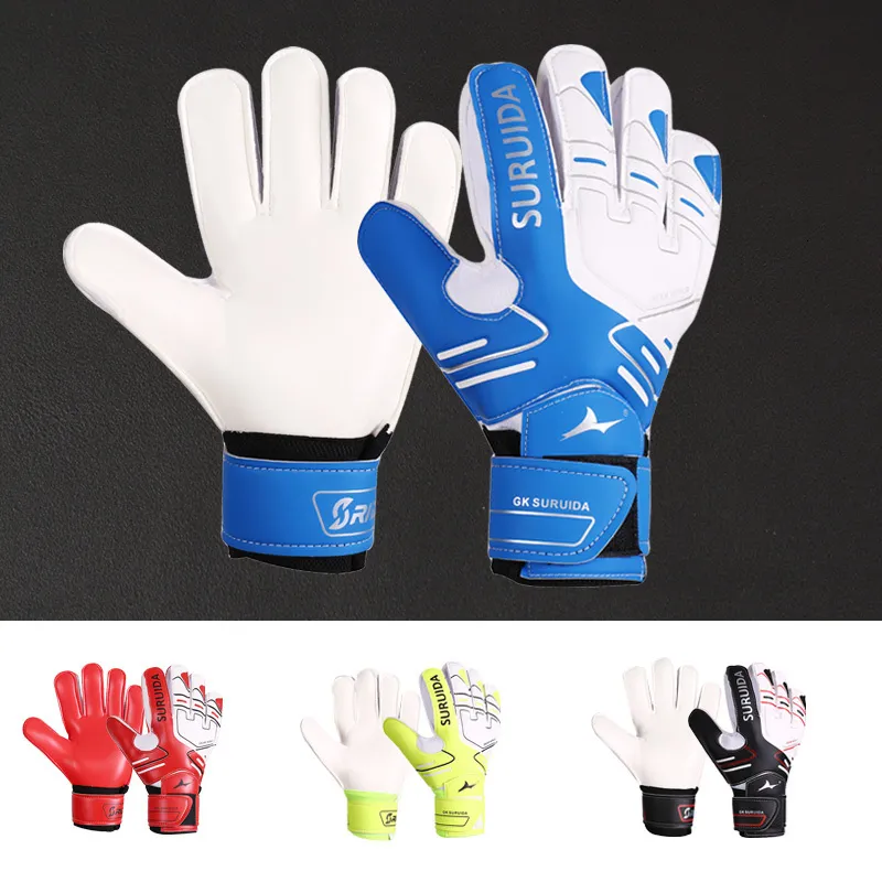 Sports Gloves Size 5-10 Professional Anti Slip Men Goalkeeper Gloves For Soccer Thickened Latex Kids Football Goalie Gloves 230518