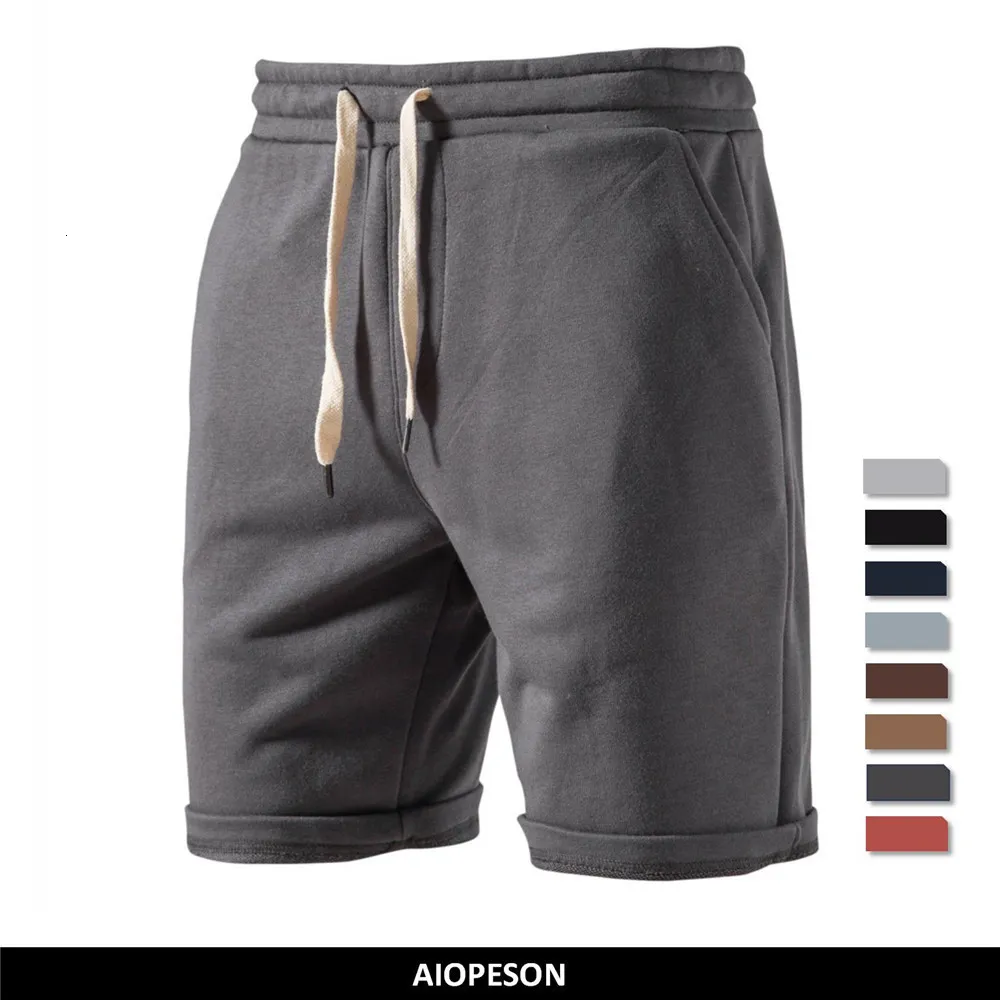 Pantaloncini da uomo AIOPESON Cotton Soft Uomo Summer Casual Home Stay Running Pantaloni corti da jogging sportivi 230519