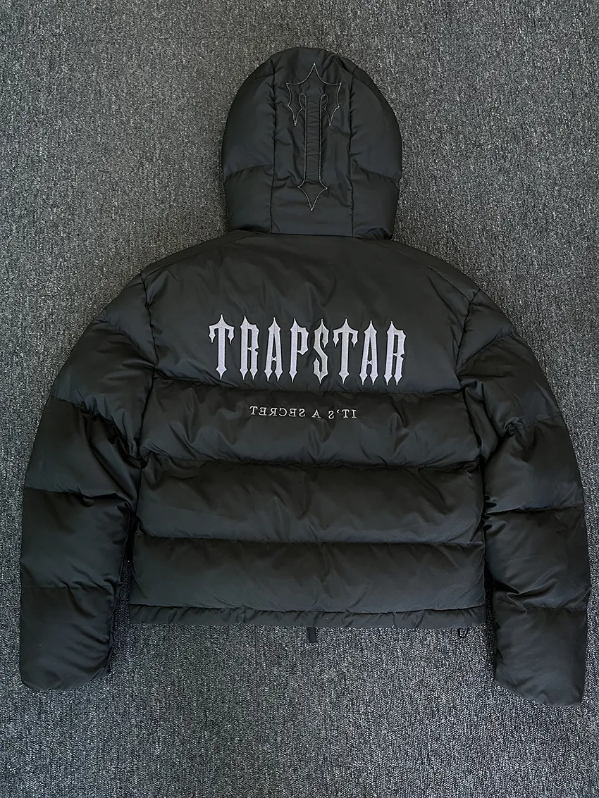 Trapstar London-chaqueta acolchada con capucha decodificada para hombre,  abrigo térmico bordado de alta calidad, Tops