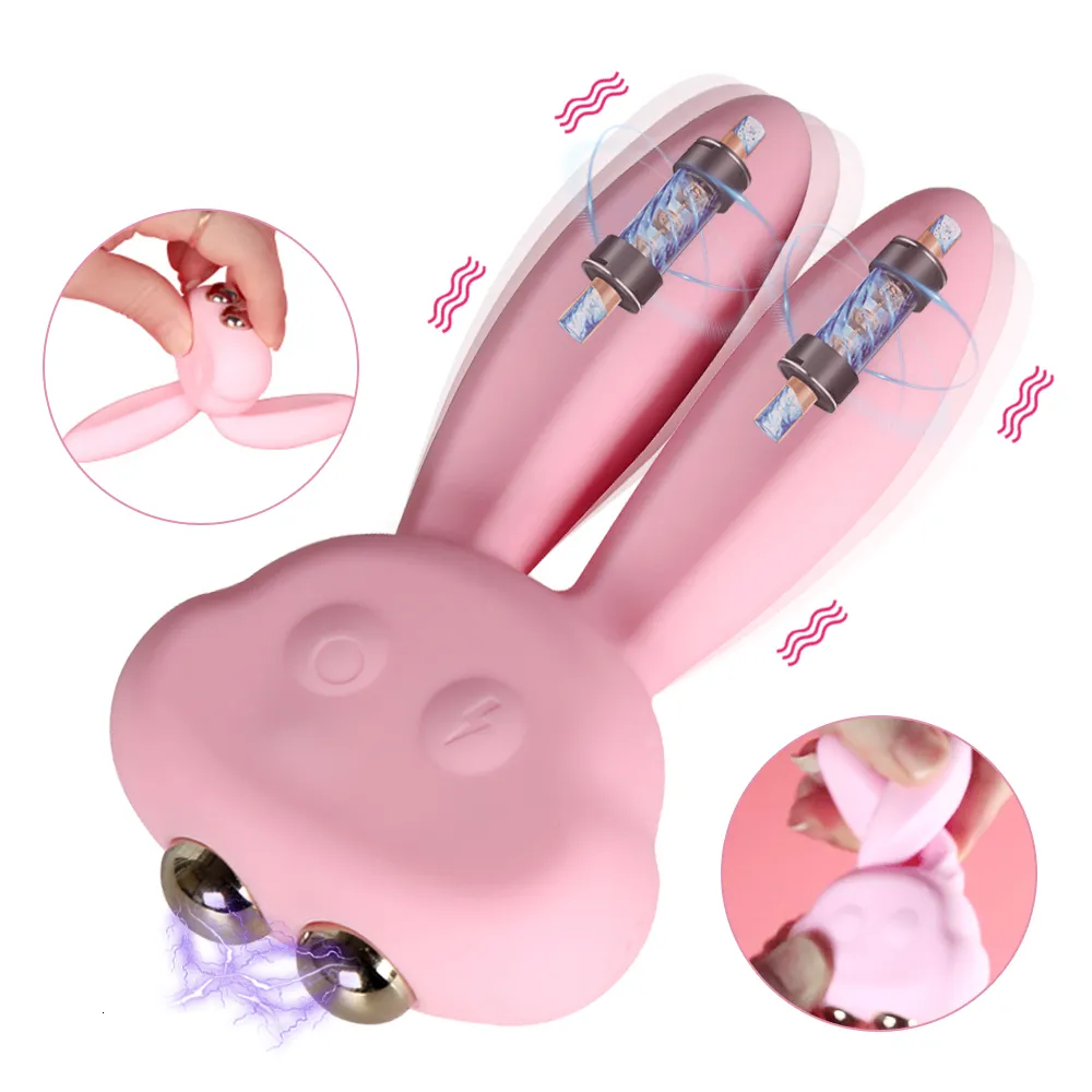 Brinquedos adultos Vibradores sexuais Vibradores de ovo Masturbação de choque elétrico Rabbit Vibrator CLITOR MATOR CLITORIZADOR MASSAGER PARA MULHERES 230519