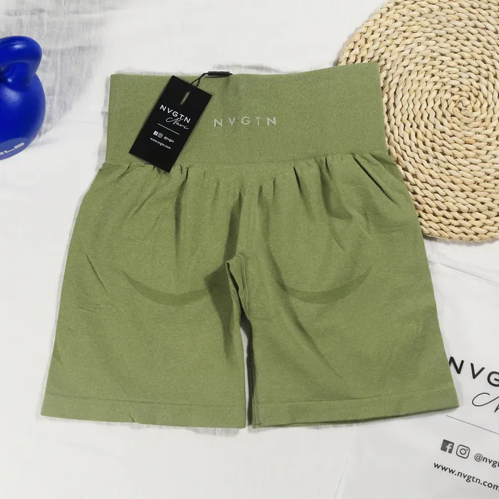 Soft Seamless Shorts Olive – New Fitness USA
