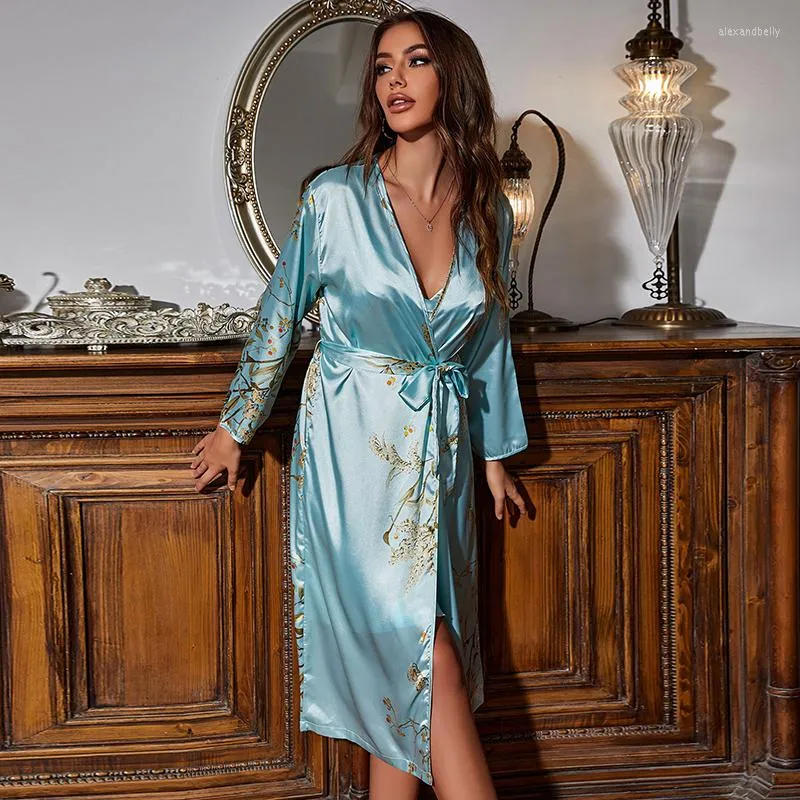 Peignoir new arrivals femme satin