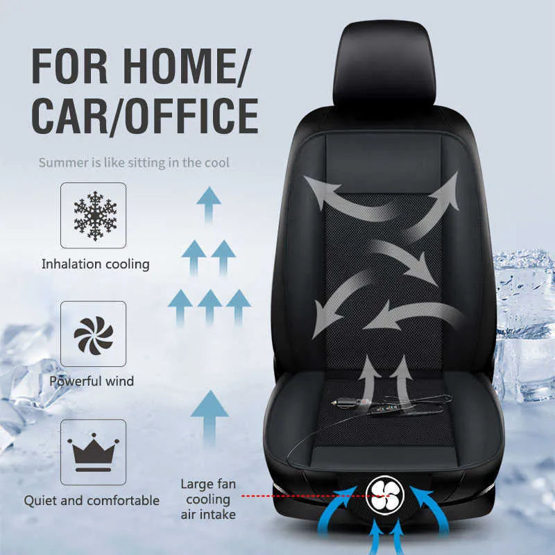 Car Seat Fan Cushion Car Cooling Pad Summer Car Cooling Seat Cover